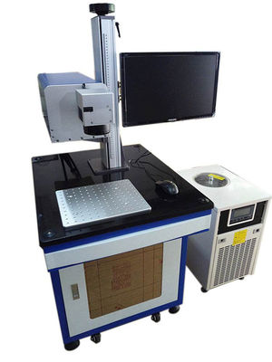 Chiny Szkło hartowane 355Nm logo UV Laser Marker 100x100mm Area ULMM-A01 Certyfikat FDA dostawca