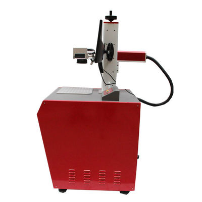 Chiny Maszyna do znakowania laserowego na biurku z czerwoną włókniną / Ledowa drukarka światłowodowa z logo dostawca