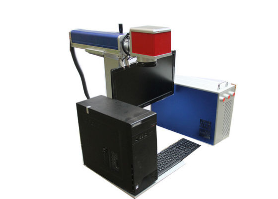 Chiny Czerwony i niebieski Mini Maszyna do znakowania laserowego / Mały grawer laserowy język francuski dostawca
